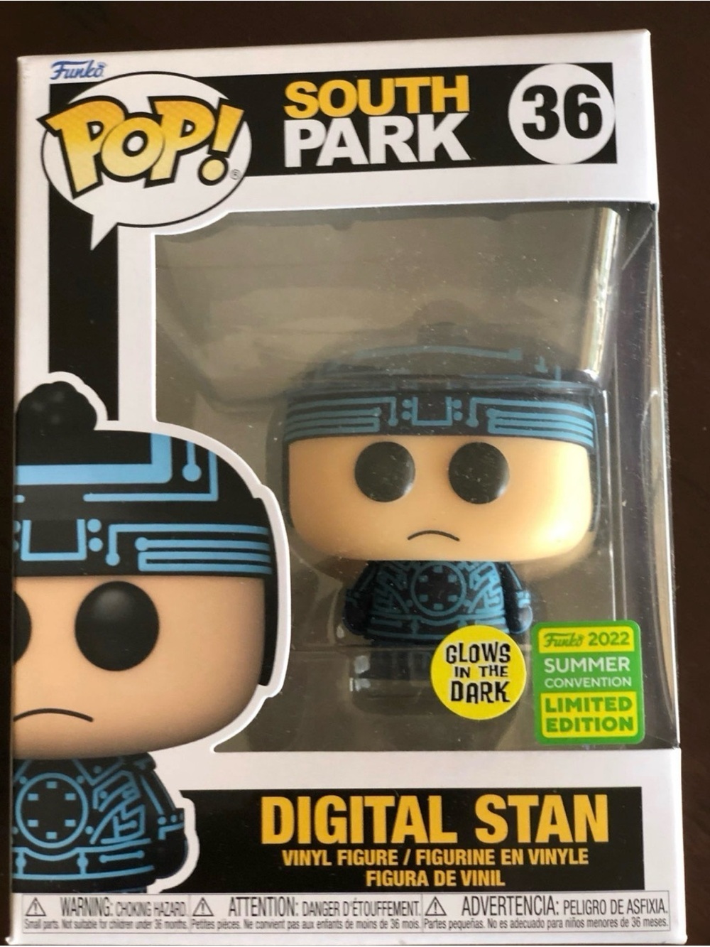 Funko Digital Stan Glow Edition - Blue & Black